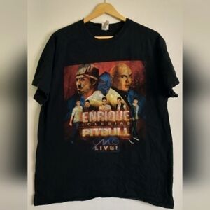 Enrique Iglesias and Pitbull Spanish Music Tour T Shirt Size Large